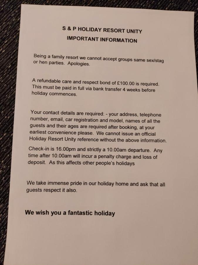 95 Holiday Resort Unity 3 Bed Passes Included Brean Dış mekan fotoğraf
